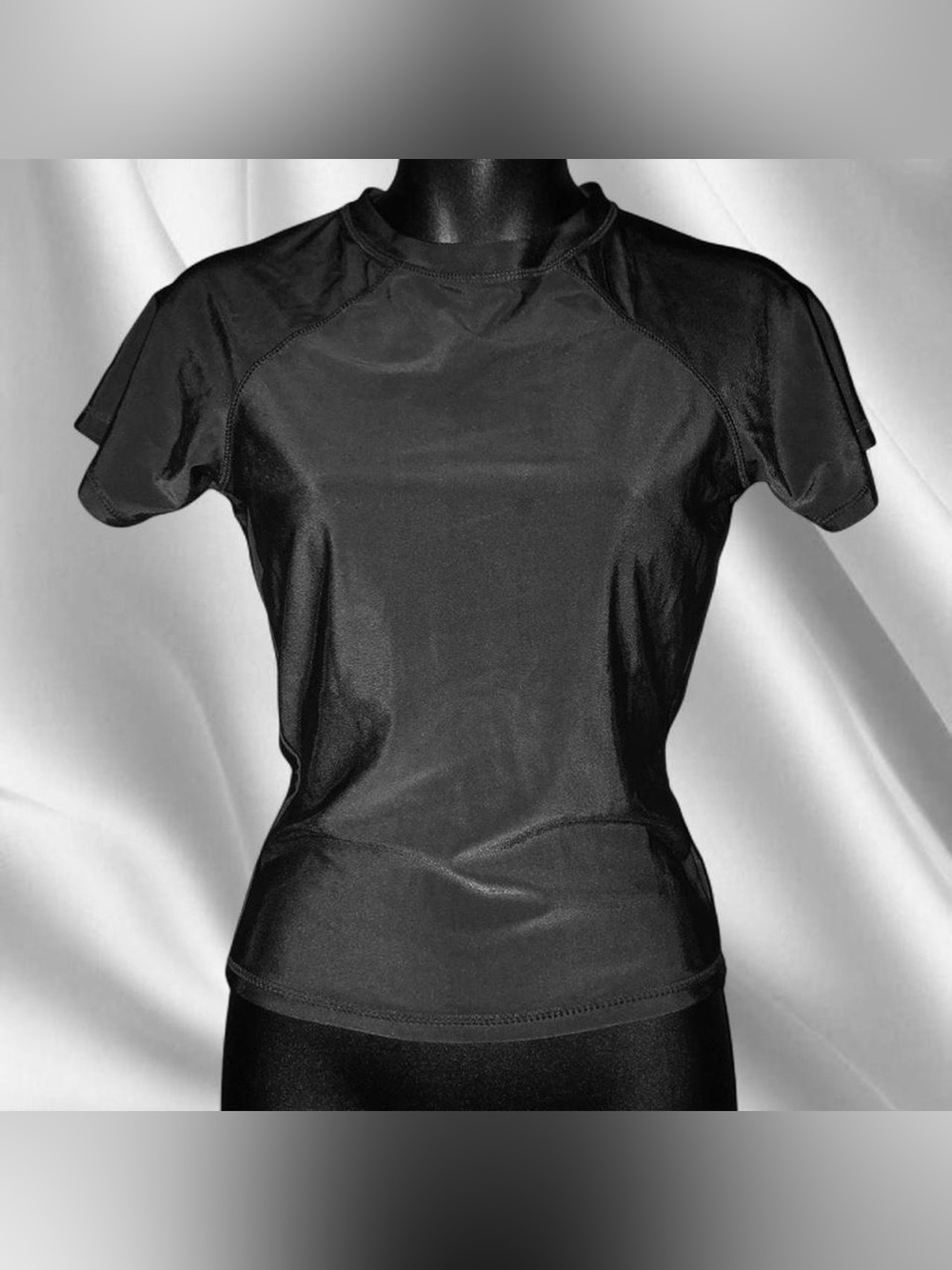 Refuge Black Swim Top